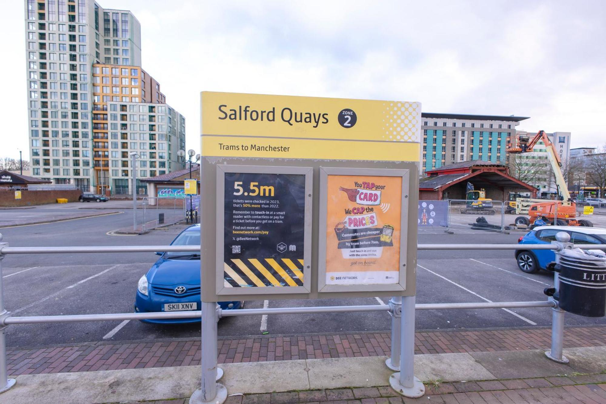 Quayside Penthouse 2 Bedroom Ensuite Near Media City & Manchester United Exterior foto